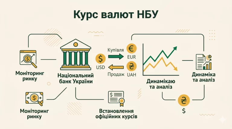 Курс валют НБУ: долар, євро, гривня та динаміка курсу