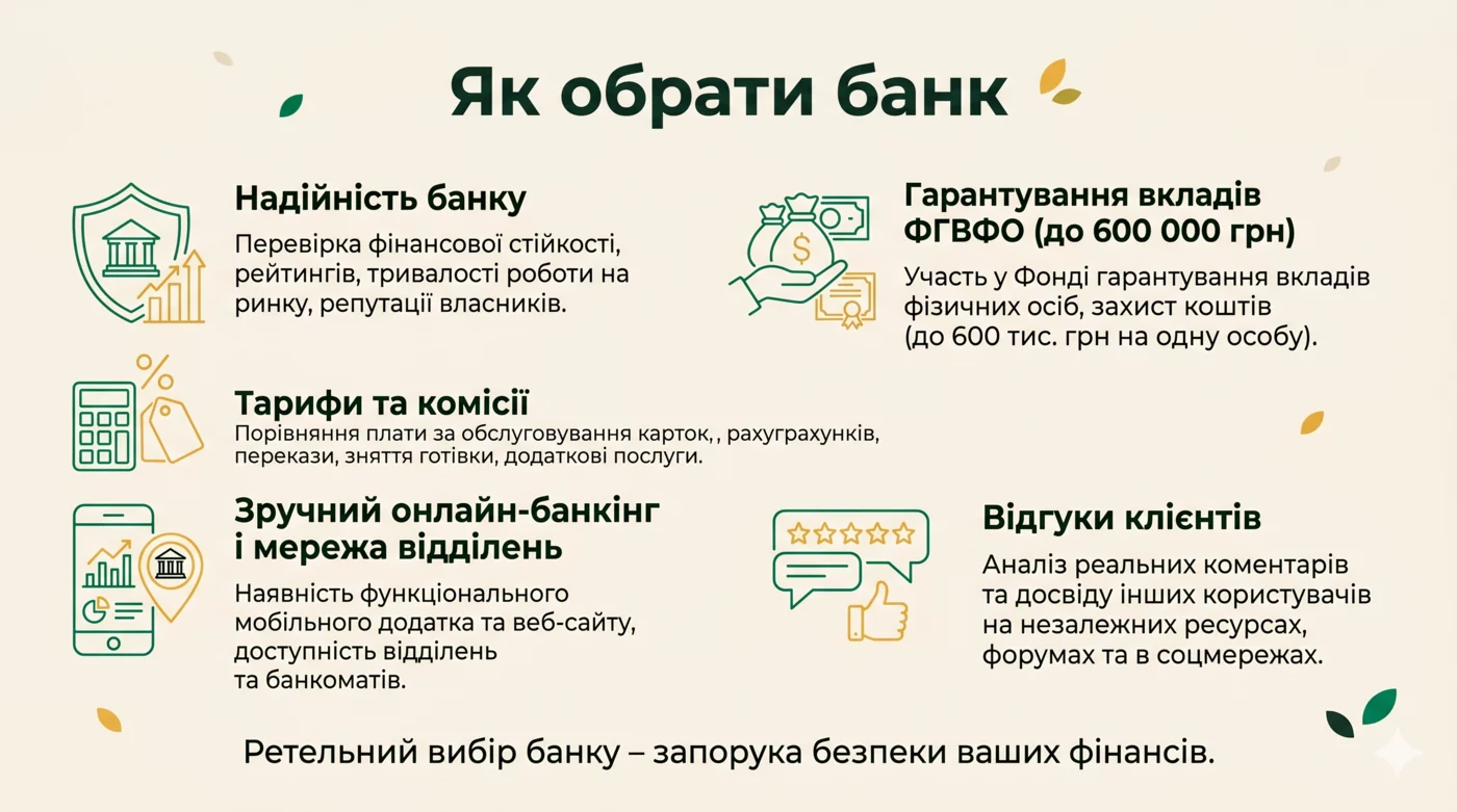 Как выбрать банк: надежность, гарантирование вкладов ФГВФЛ, тарифы, онлайн-банкинг, отзывы