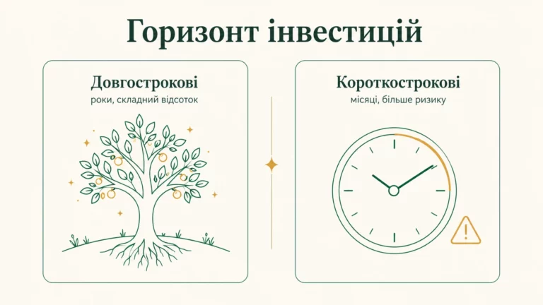 Довгострокові чи короткострокові інвестиції: що обрати - інфографіка