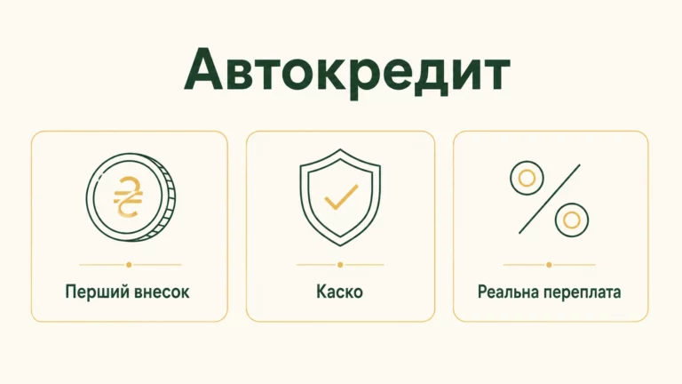 Автокредит: на що звернути увагу - інфографіка