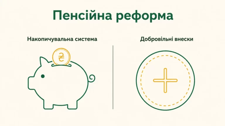 Пенсійна реформа: що зміниться для українців - інфографіка