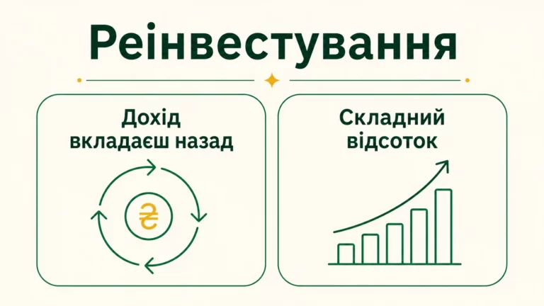 Що таке реінвестування і навіщо воно потрібне - інфографіка
