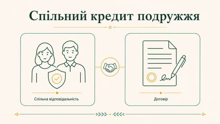 Спільний кредит подружжя: як оформити і чим ризикуєте - інфографіка