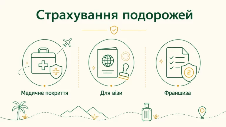 Страхування для подорожей: навіщо потрібне і як обрати у 2026 - інфографіка