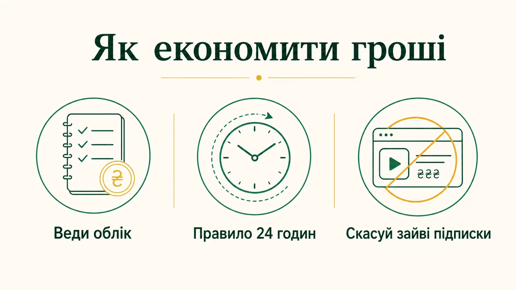 Як економити гроші: робочі способи економії у 2026 році - інфографіка