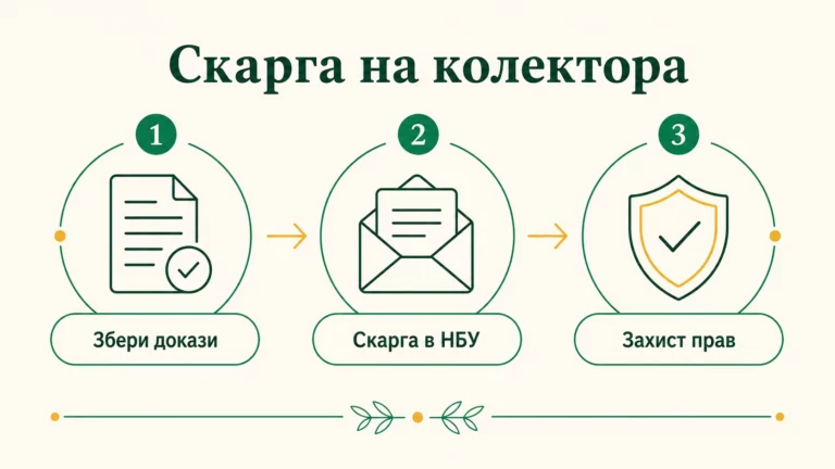 Як оскаржити незаконні дії колектора: покроковий план і зразки скарг - інфографіка