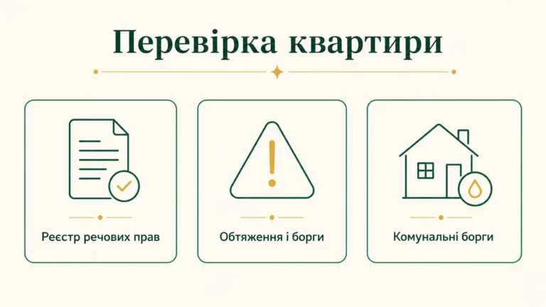 Як перевірити юридичну чистоту квартири перед купівлею: повний чек-лист 2026 - інфографіка