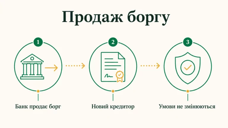 Продаж боргу колекторам: що відбувається насправді - інфографіка